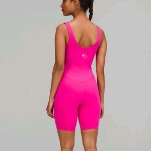 Lululemon Align Onesie 8" Sonic Pink romper jumpsuit 51868